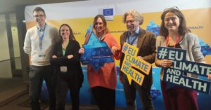 P4H team at EU climate and health conference, 2024