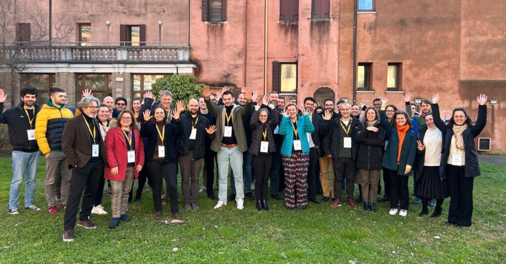 p4h team at kick off meeting in Venice